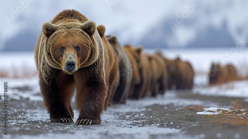 brown bear cub photo