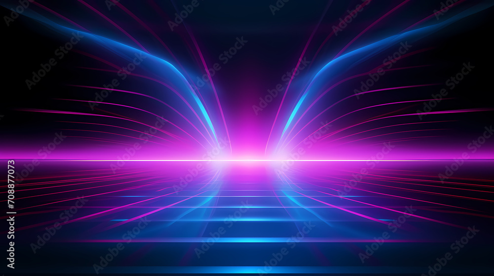 Obraz premium Abstract lines background, digital abstract background