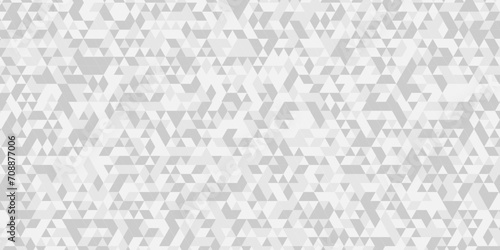 Abstract geometric background vector seamless technology gray and white background. Abstract geometric pattern gray Polygon Mosaic triangle Background, business and corporate background. © MdLothfor
