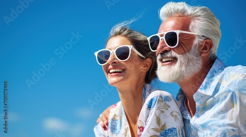 Happy retired couple enjoying the sunshine © Adobe Contributor