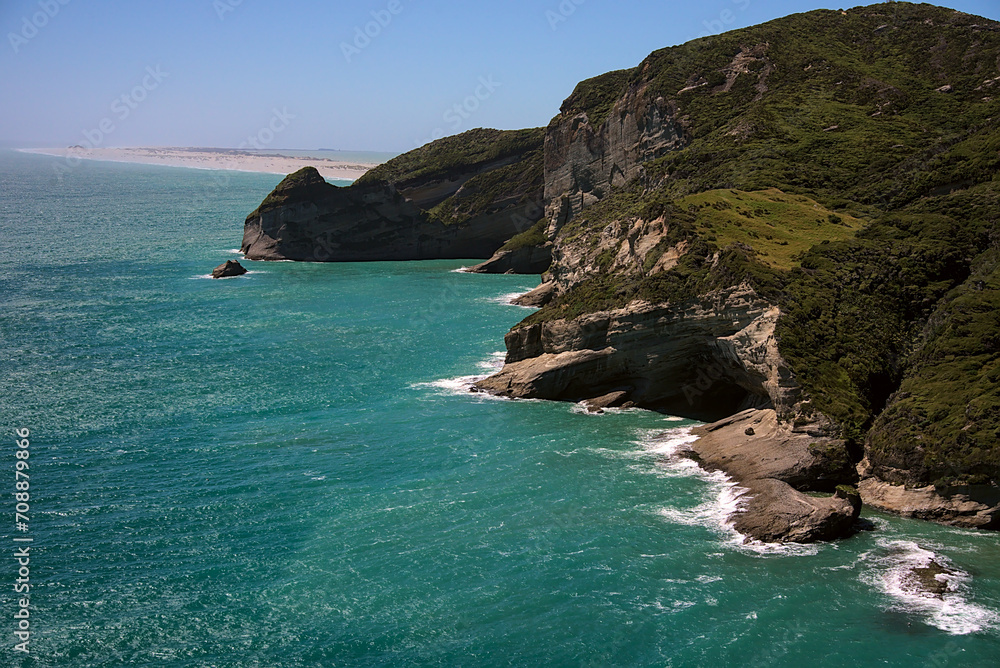 Fototapeta premium Cape Farewell at Abel Tasman, New Zealand