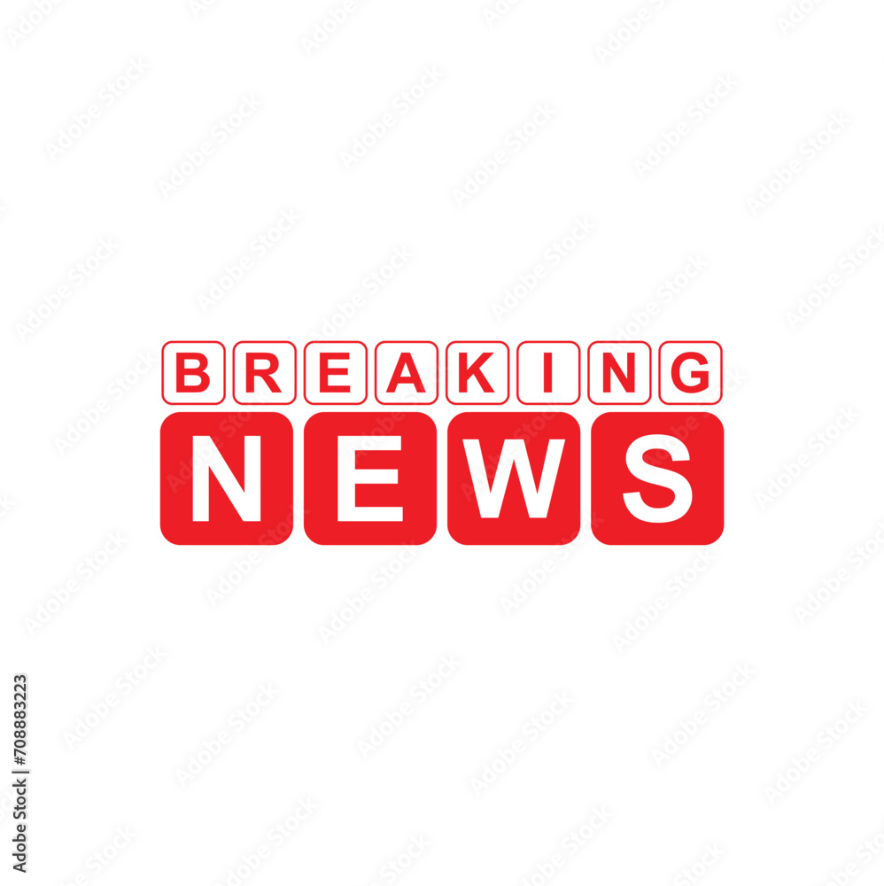 breaking news sign on white background breaking news sign on white background