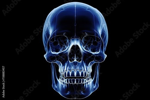 X-ray skull, wallpaper