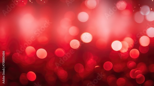 abstract bokeh red background illustration vibrant color, blur light, depth aesthetic abstract bokeh red background
