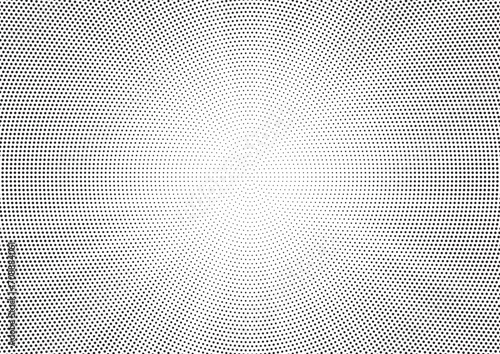 Halftone gradient sun rays pattern. abstract halftone vector dots background. monochrome dots pattern. pop art  comic small dots. star rays halftone poster. shine  explosion. sunrise rays background. 