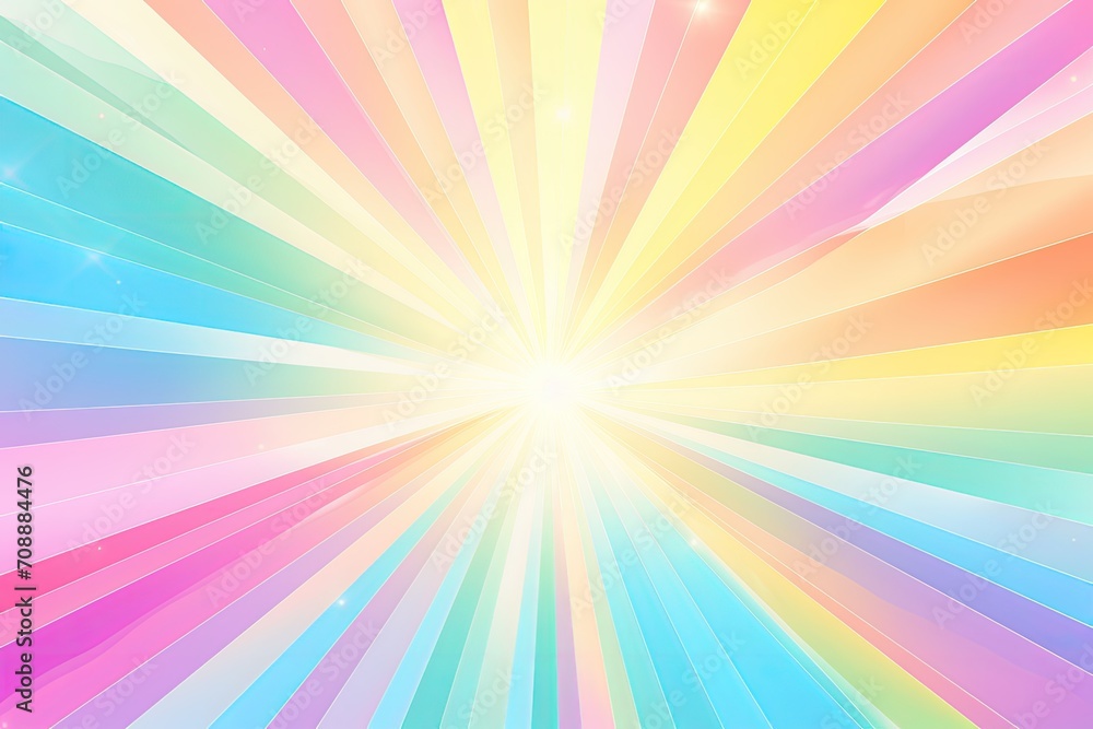Obraz premium multicolored fantasy sky clouds. Bright sunlight illuminates
