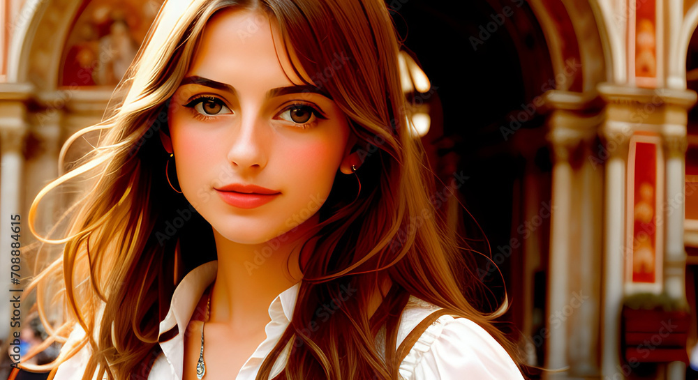 Fototapeta premium portrait of a woman