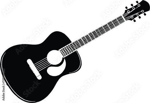 Realistic electric guitar for music concept design in editable Vector illustration. Easy to change color and reuse in designing musical poster or banner. eps 10.