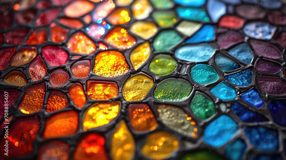 Stained glass window background with colorful abstract Stained glass window background with colorful abstract