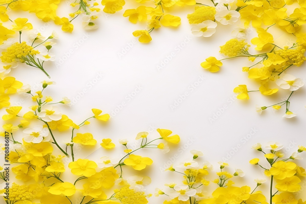 Yellow rape blossom tiny flower wallpaper Yellow rape blossom tiny flower wallpaper