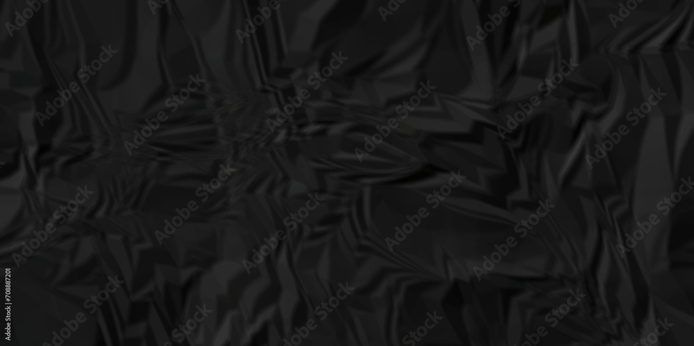 Abstract dark black paper crumpled texture. Black fabric textured crumpled. black paper background. panorama black wrinkly paper texture background, crumpled pattern texture. Abstract dark black paper crumpled texture. Black fabric textured crumpled. black paper background. panorama black wrinkly paper texture background, crumpled pattern texture.