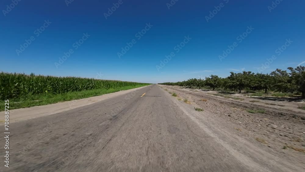 Tulare Lake Farms Near Flooded Area 2023 03 Front View Driving Plates USA Ultra Wide Tulare Lake Farms Near Flooded Area 2023 03 Front View Driving Plates USA Ultra Wide