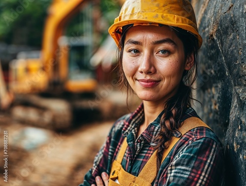 women working in construction