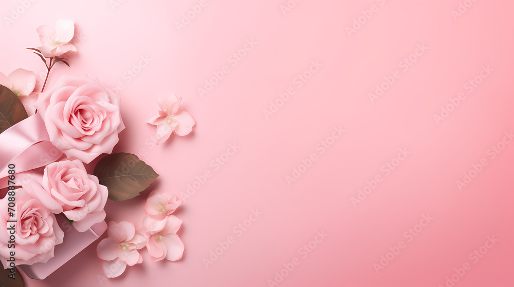 Empty floral frame with copy space for greeting card or invitation design Empty floral frame with copy space for greeting card or invitation design