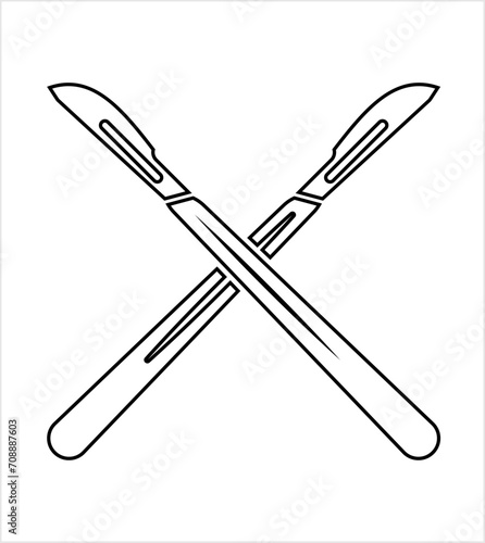 Surgical Scalpel Icon Y_2209002