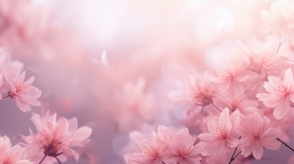 petal pink flower background illustration garden nature, summer vibrant, pastel delicate petal pink flower background