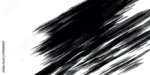 Textured black grunge background eps 10