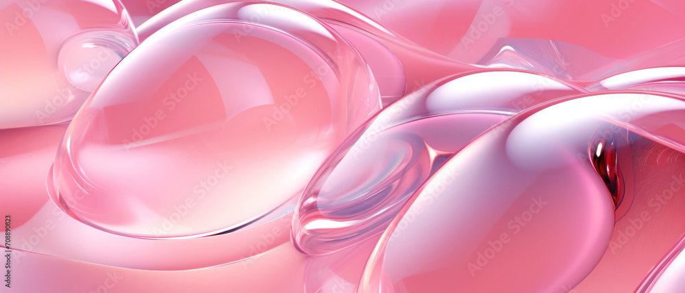 Elegant and colorful abstract illustration with shiny, glass-like bubbles in motion. Elegant and colorful abstract illustration with shiny, glass-like bubbles in motion.