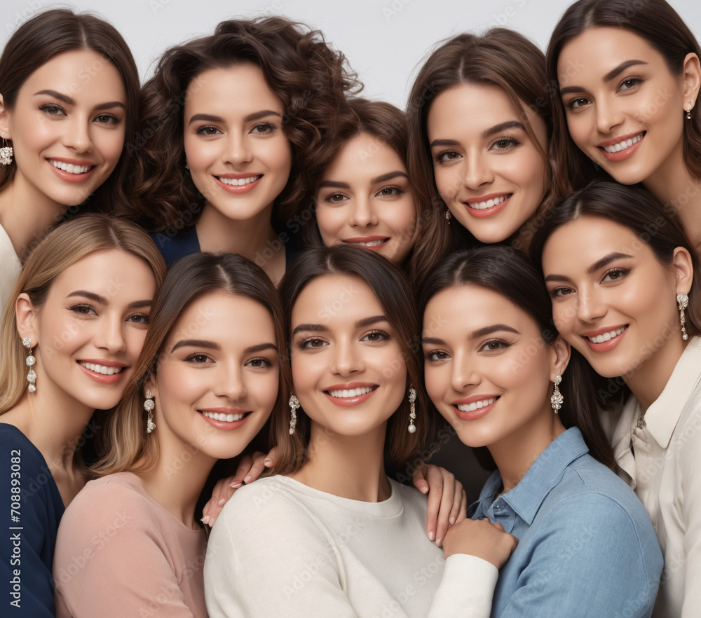 group of woman together, women's day special group of woman together, women's day special