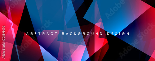 Breaking Glass Background, Kaleidoscope effect. Transparent Straight Lines. Dynamic Light Rays effect. Vector Illustration For Wallpaper, Banner, Background, Card, Book Illustration, landing page