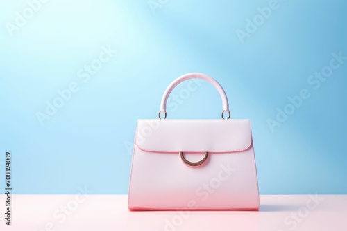 Stylish handbag beautiful pastel colors