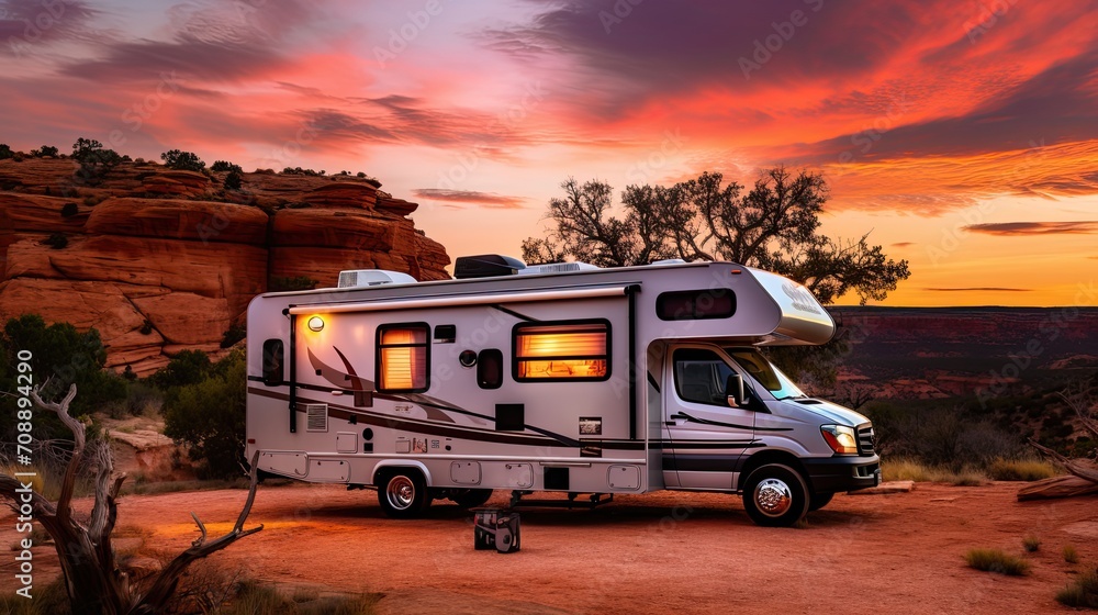 rv in palo duro canyon campground
