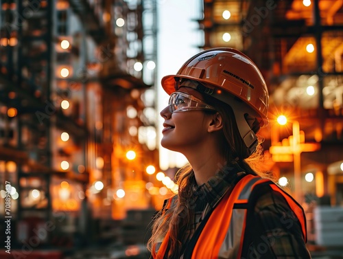 women working in construction