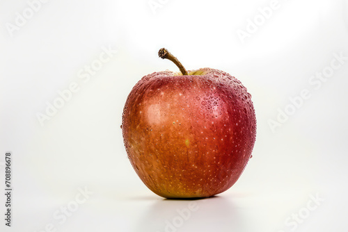 Apple fruit white backdrop 