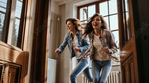 The emotion of arriving at ...