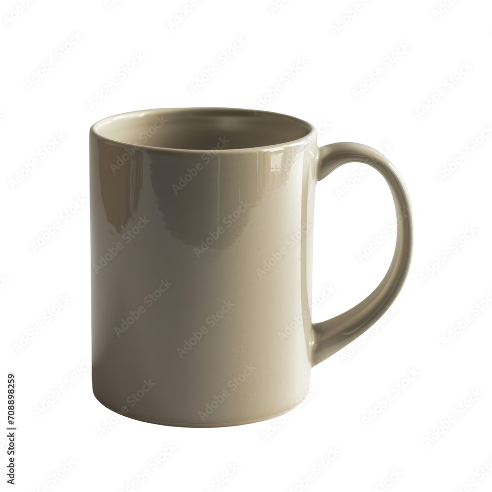 A minimalist beige mug with a smooth finish, ideal for a modern kitchen. A minimalist beige mug with a smooth finish, ideal for a modern kitchen.