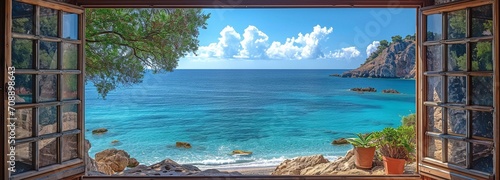 open the window to the sea,