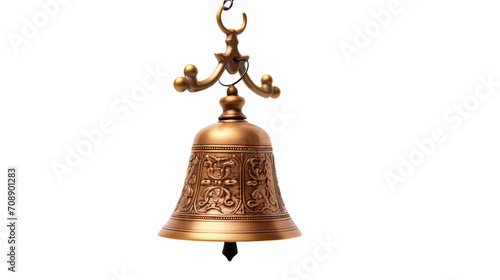 An Agogo Bell Isolated on Transparent Background. Generative Ai