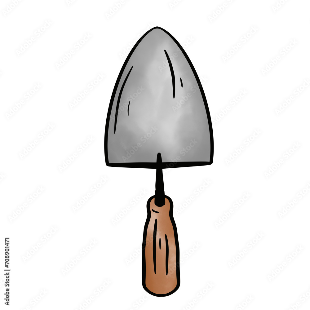 shovel-gardening tool illustration shovel-gardening tool illustration