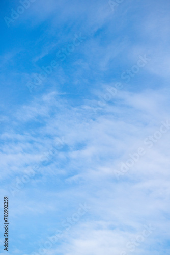 blue sky with white clouds