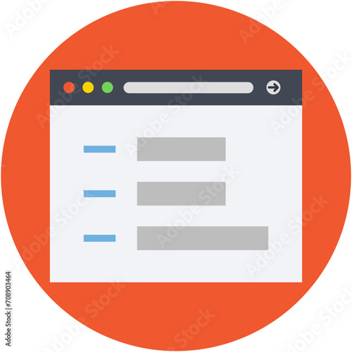 Content Management Vector Icon