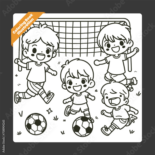 children illustration for drawing book