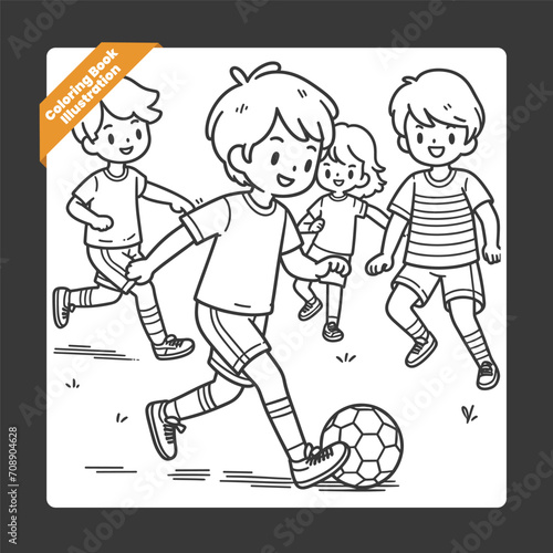 children illustration for drawing book
