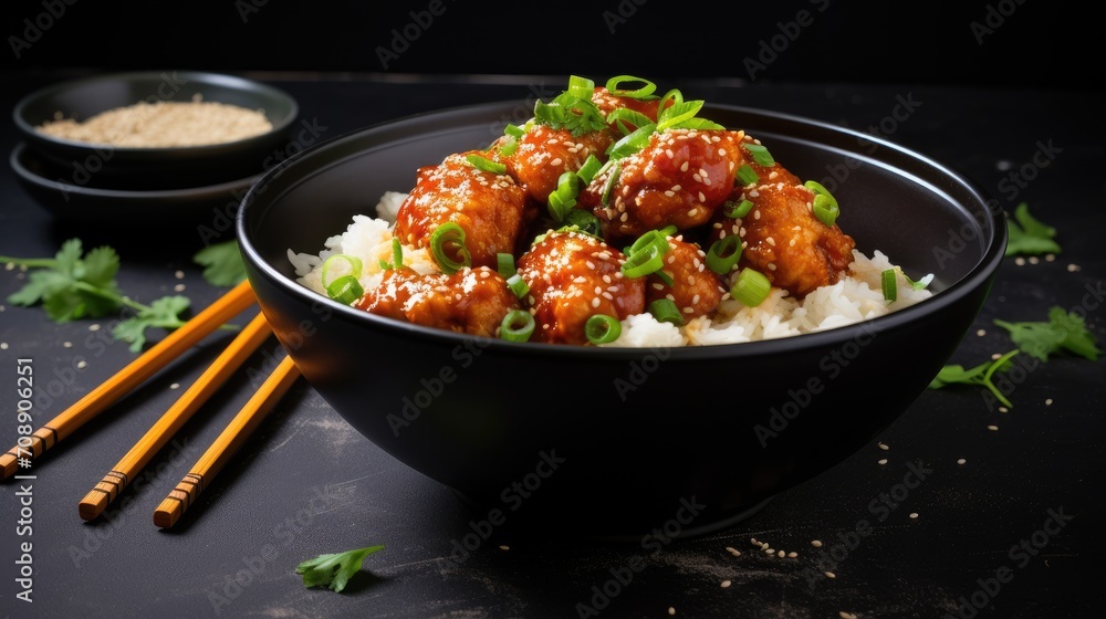 Cauliflower wings with teriyaki.. Generative AI Cauliflower wings with teriyaki.. Generative AI