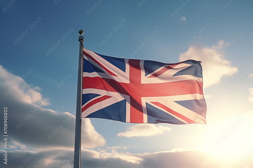 United Kingdom flag. The country of United Kingdom. The symbol of United Kingdom.	
 - obrazy, fototapety, plakaty 