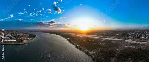 sunrise over the river © Konstantin