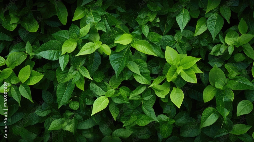 Green leaf background.. Generative AI Green leaf background.. Generative AI