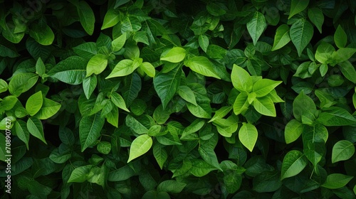 Green leaf background.. Generative AI © Roman