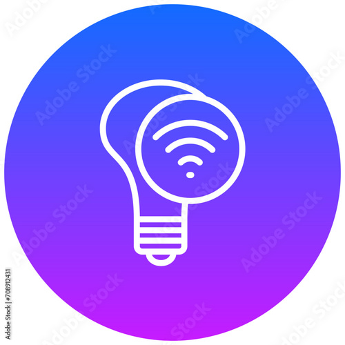 Smart Bulb Icon