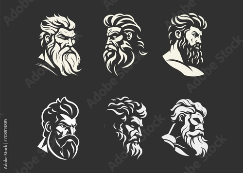 Hercules logo design vector illustration