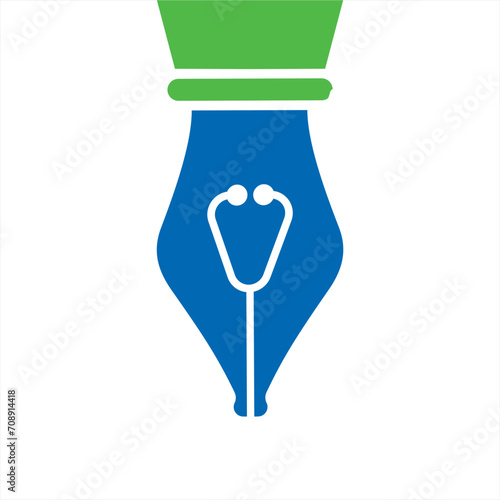 Doctors Day - hospital - Healthcare - Stethoscope - Minimal Illustration - Pen Concept - Education