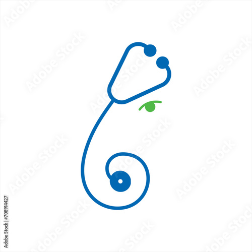 Ganesh Chaturthi - Hospital - Healthcare - Stethoscope - Minimal Illustration - Concept