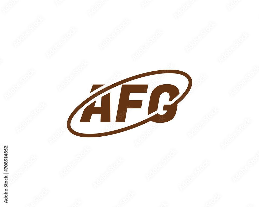 Obraz premium AFG LOGO DESIGN VECTOR TEMPLATE