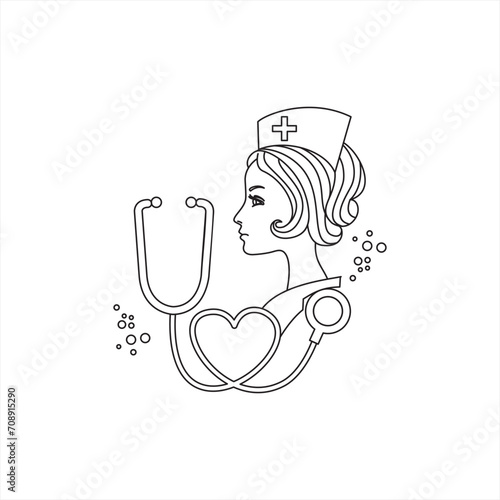 Minimal Line Art Illustration - Women Empowerment - Women Skill - Women's Day - Women Education - Healthcare - Fashion - Technology - Textile Industry - Clothing - Drawing - Hairstyle - Women Power