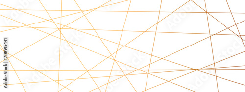 Abstract luxury seamless premium shiny golden random chaotic square and triangle lines on transparent background. Vector, illustration