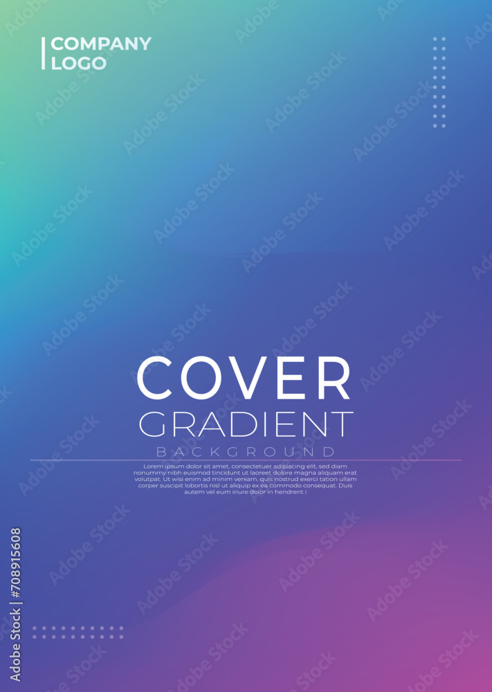 Vector Modern Abstract Gradient Cover Collection for Background template Vector Modern Abstract Gradient Cover Collection for Background template